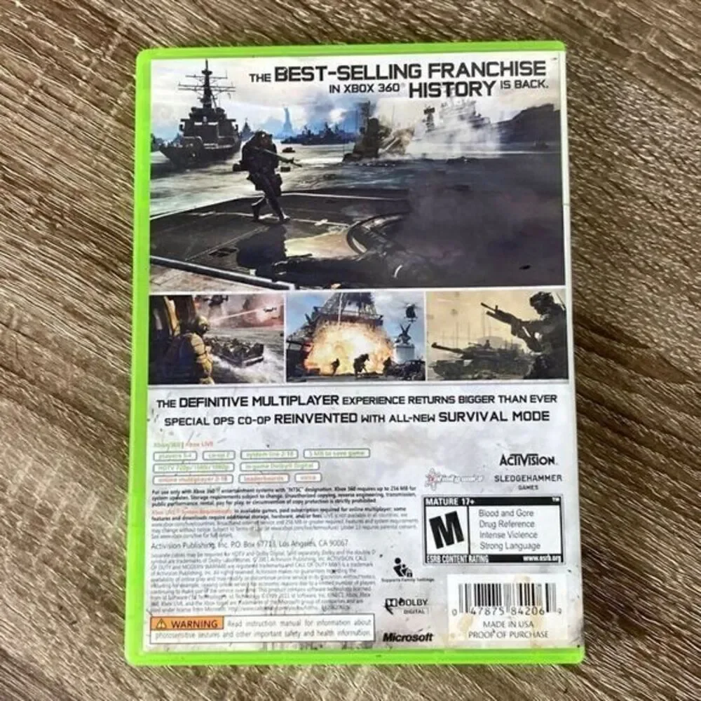 Xbox call duty